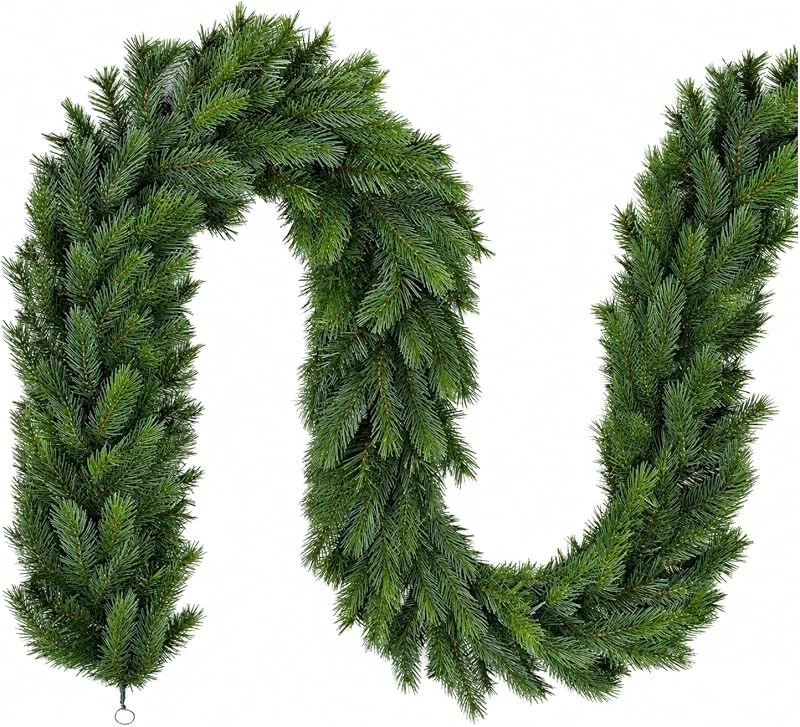 Besuche den SALCAR-Store SALCAR Künstliche Weihnachtsgirlande 3 m, dicht und naturgetreu PE, Grün — Weihnachtsdeko