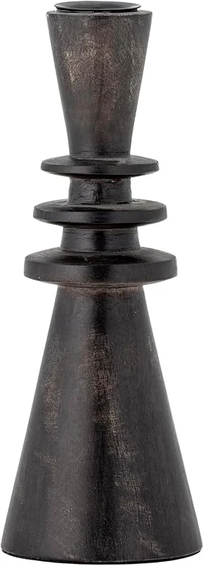 Bloomingville Armel Kerzenhalter Schwarz Mango — Kerzenlicht Abendessen