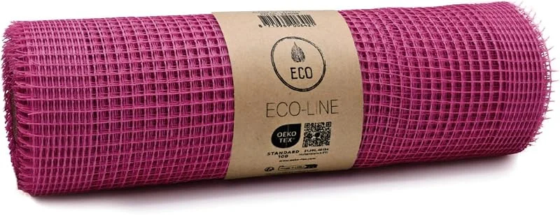 Marke: Deko AS GmbH Sizonet® Line Tischläufer, 30cm breit und 20 Meter auf der Vorteilsrolle (Fuchsia) — Küche & Haushalt
