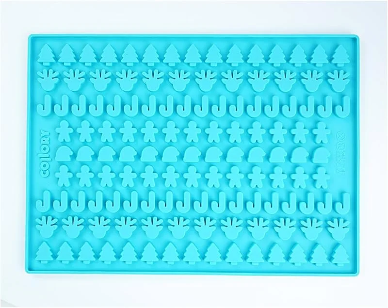 Besuche den Collory-Store Collory Medium Weihnachten (ca. 2, 5 cm) Silikon Leckerli Backmatte, Hundekekse DIY, Schokoladenform, Bonbonform, Christmas, antihaftend und lebensmittelecht (BPA-Frei) — Weihnachtskueche