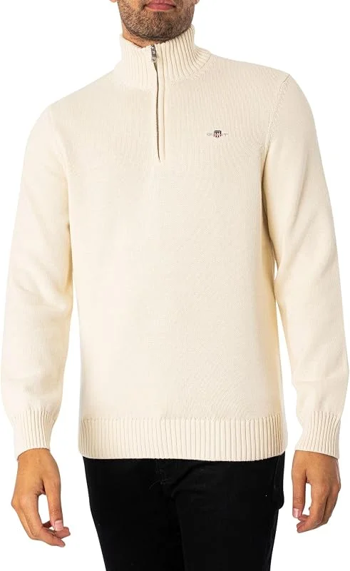 Gant Herren Classic Cotton Half Zip Pullover — Weihnachtsmode