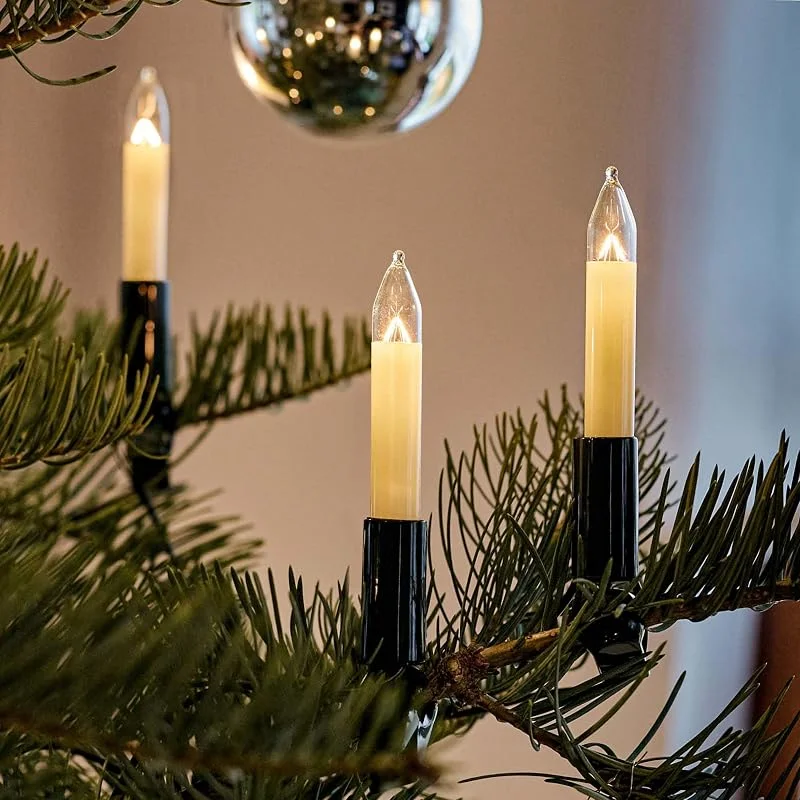 Besuche den hellum-Store hellum Lichterkette Weihnachtsbaum innen mit 15 Kerzen, teilbarer Stecker — Weihnachtsbeleuchtung