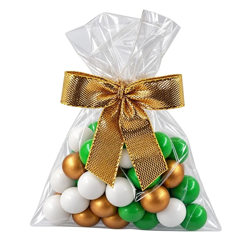 Besuche den EinsSein-Store EinsSein 5 Stück kleine Gastgeschenke Weihnachten mit Schokokugeln weiss-gold-grün, Geschenke Christmas Advent für Freundin, Mitarbeiter, Kunden, Lehrerin, Dankeschön Idee für Weihnachten — Weihnachtskueche