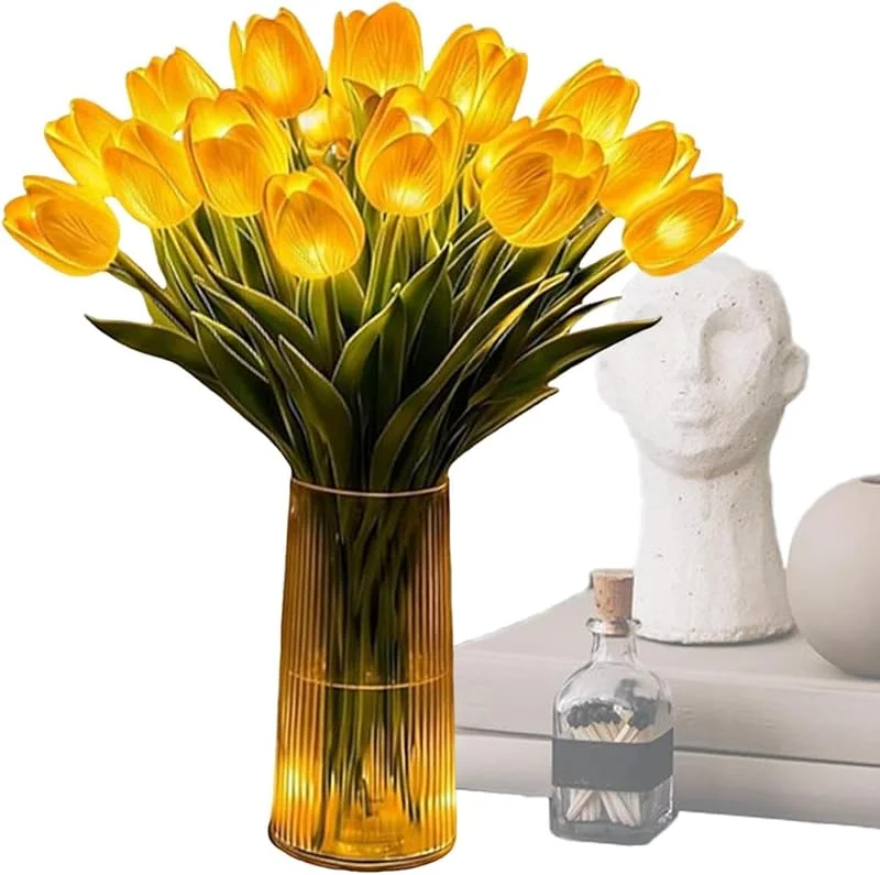 Marke: Générique Blumen-Tischlampe Romantische Dekorative Dekoration Deko — Kerzenlicht Abendessen