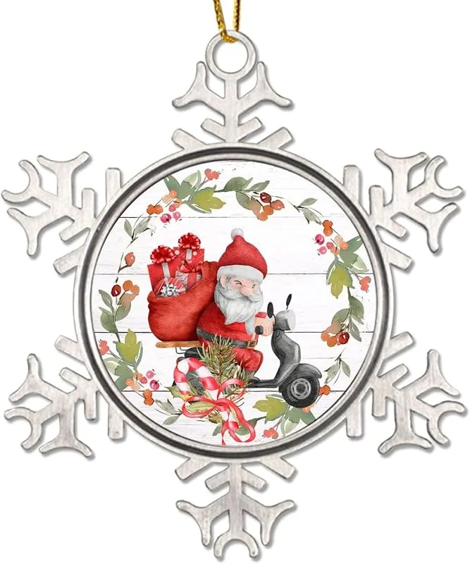 Marke: CowkissSign Weihnachtsmann Neuheit Metall Weihnachtsbaum Dekoration Ornament Vater Weihnachtskranz Weihnachtsschmuck Weihnachtsmann Weihnachtsdekoration Winter Xmas Tree Dekoration