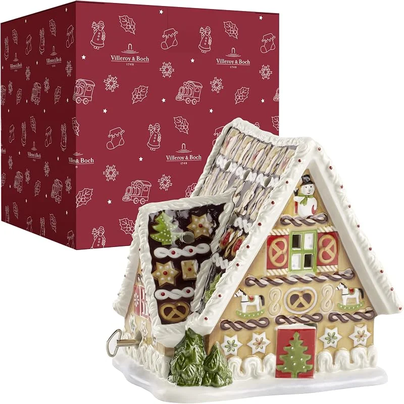 Villeroy & Boch - Christmas Toy's Lebkuchenhaus mit Spieluhr Bunt — Advent und Tisch
