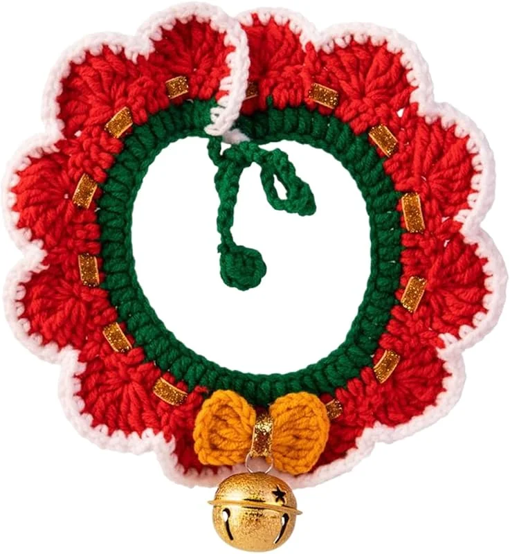Marke: Generisch Weihnachts Halsband Für Haustiere Festliches Zubehör für Kätzchen- und — Weihnachtsmode