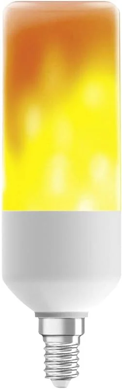 Besuche den Osram-Store OSRAM LED STAR FLAME STICK Flammenlampe LED-Lampe, Sockel: E14, 0, 50W, Warm Comfort Light 1500 K [Energieeffizienzklasse G], Weiß — Kerzenlicht Abendessen