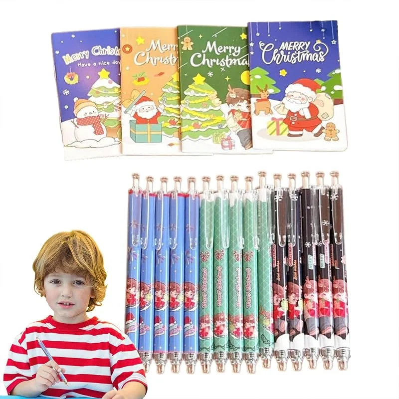 Marke: Uonguon Weihnachten Schreibset Für Kinder Mit Gelstiften Und Notizbuch Für Kinder — Weihnachtsdeko