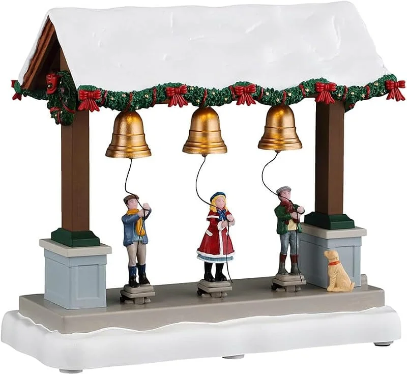 Marke: Lemax Lemax, Weihnachtsglocken klingeln, Tischakzente, #64637 — Weihnachtsdeko