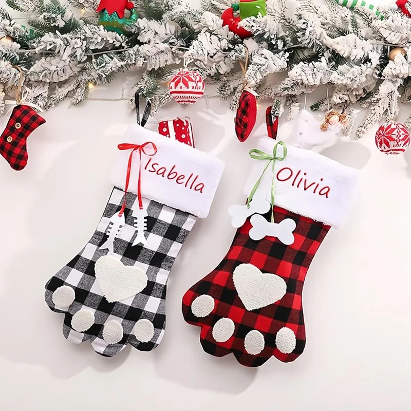 Besuche den Drawelry-Store Drawelry Personalisierte Namen Weihnachtsstrümpfe Hängende Ornamente Nikolausstrumpf Süßigkeitentüten Hängende Aufhängen Dekoration Xmas Geschenke für Kamin Wand Treppe Weihnachtsbaum Deko (B1) — Weihnachtsdeko