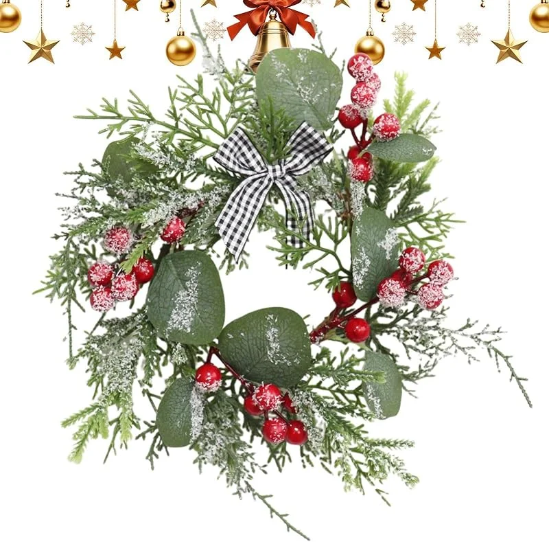 Marke: Générique Kerzenhalter-Girlande - Dekorative Kerzenkränze für Weihnachtstisch, elegantes Urlaubs-Herzstück für Küche, Esszimmer, Büro, Kamin, Schrank, Wohnzimmer, Kerzenarrangement — Kerzenlicht Abendessen
