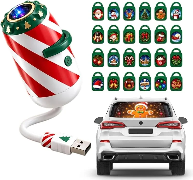 Marke: Gitekain Auto-Weihnachtsprojektor Weihnachts USB Auto Projektionslampen — Weihnachtsbeleuchtung